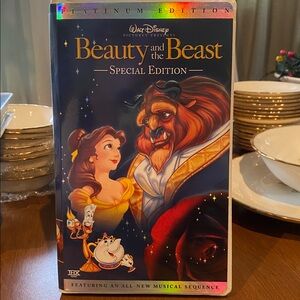 Walt Disney VHS Tape Collection Vintage 1980-1990’s - Beauty and the Beast
